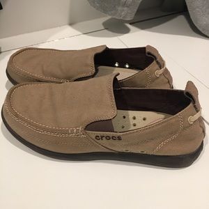 Men’s size 9 Crocs slip-ons